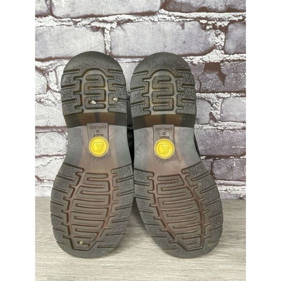 VTG TUK LADY LUCK Black Leather MaryJane Strap England Shoes Women 36EU/5.5M US - Picture 6 of 16